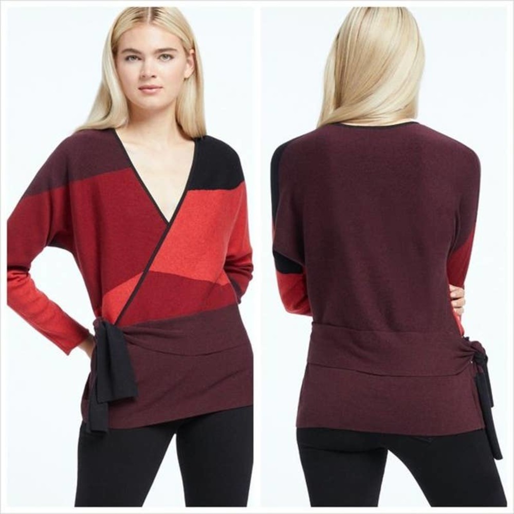 COPY - Nic + Zoe New Wave Colorblock Wrap Sweater